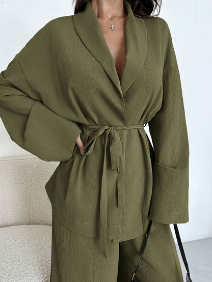 Women’s Two-Piece Suit with Tie Jacket Marry Lou